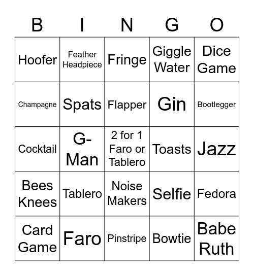 Club 23 BINGO Card