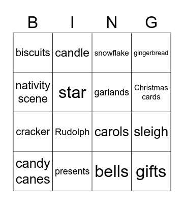 XMAS Bingo Card