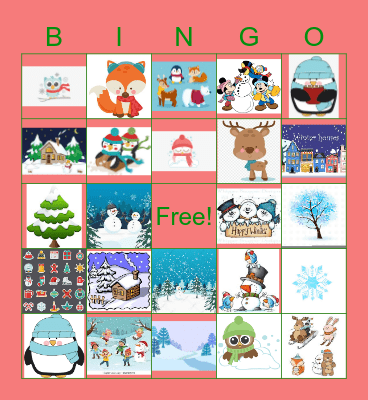 Winter Bingo Card