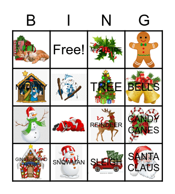 Christmas Bingo Card