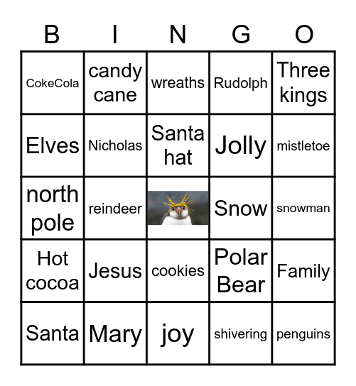 winter Bingo Card