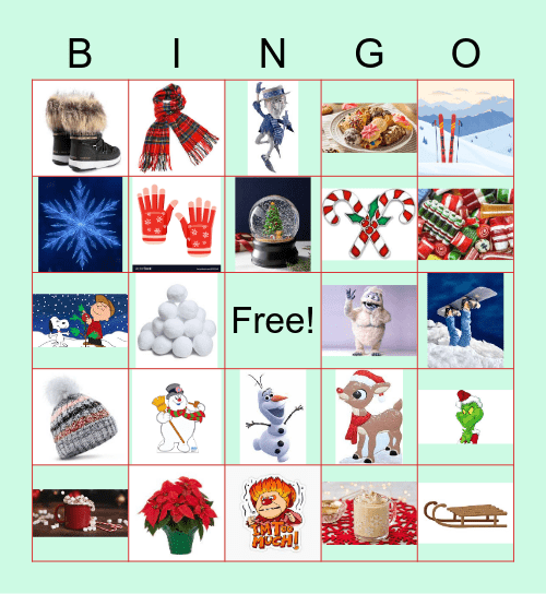 Holiday Bingo Card