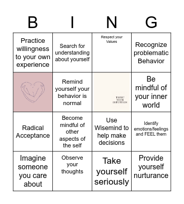 How to Validate myself Bingo Card