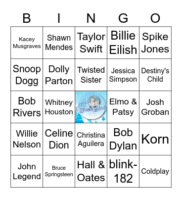 Winter Wonderland Bingo Card