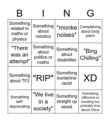 Bingo DANgo! Bingo Card