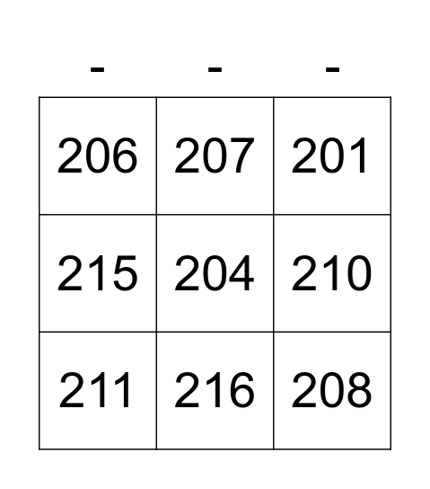 โบกิง บิงโก พี่คนไหนที่....... Bingo Card