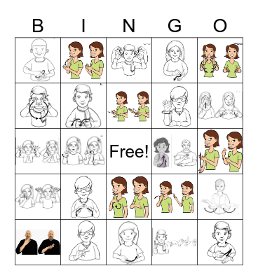 Signs of Christmas Bingo Card