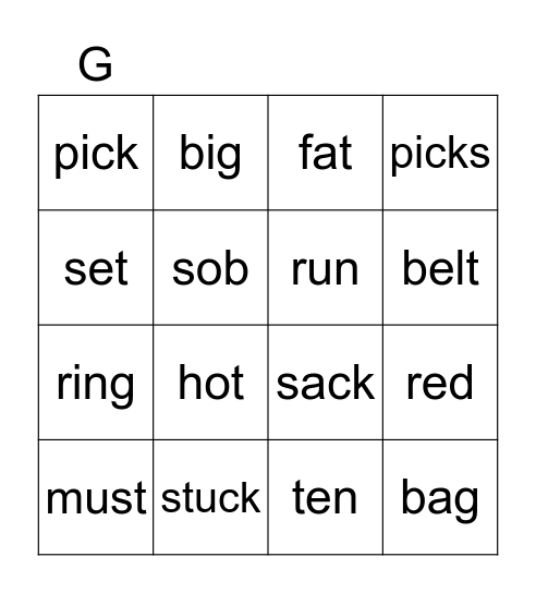 Colonel Time Bingo Card