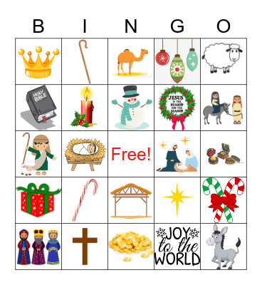 CHRISTMAS Bingo Card