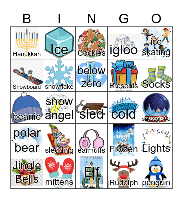 Winter 2025 Bingo Card
