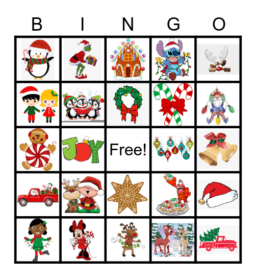 Christmas Bingo Card