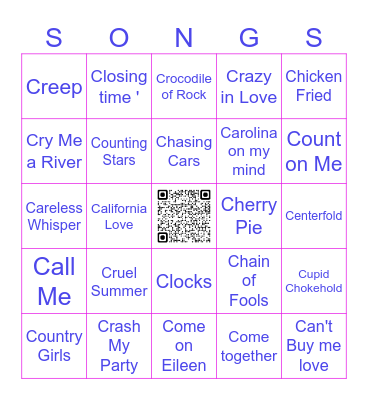 C Bingo Card