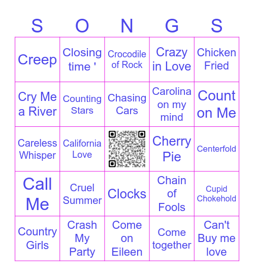 C Bingo Card