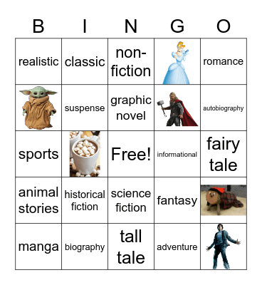HOLIDAY GENRE Bingo Card