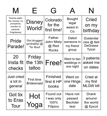 Chapter 28 Bingo Card