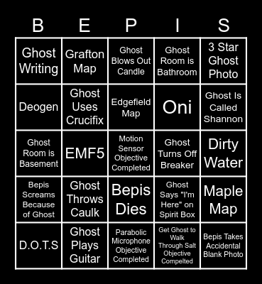 ID Card Bingo! Bingo Card