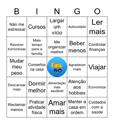 Planejamento FaceGo 2023 Bingo Card
