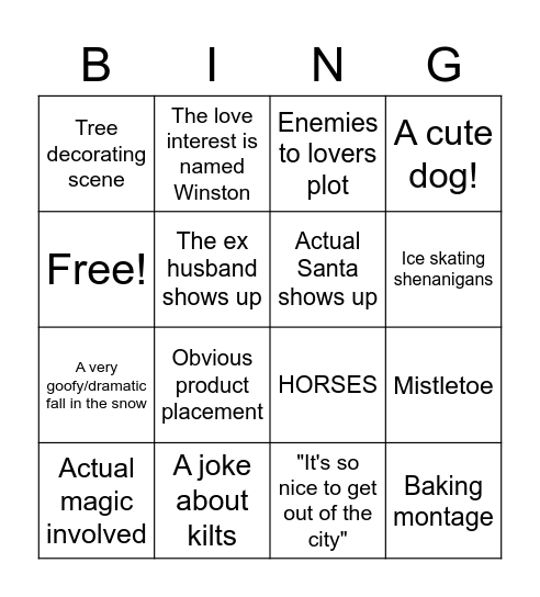 Bing Bong Bingo Card