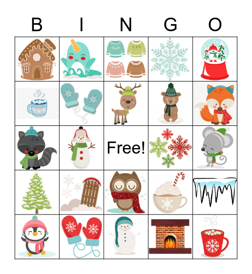 Winter BINGO Card