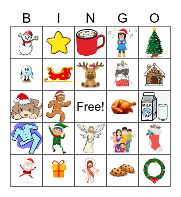 Christmas Bingo! Bingo Card