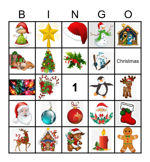 Christmas Bingo Card