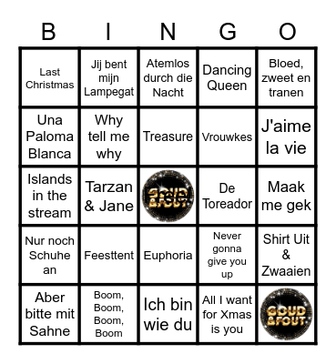 Goud & Fout 2022/2023!!! Bingo Card