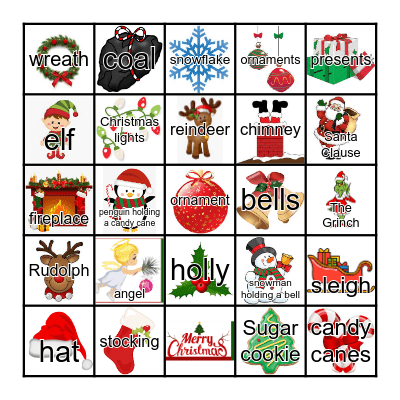 CHRISTMAS BINGO Card