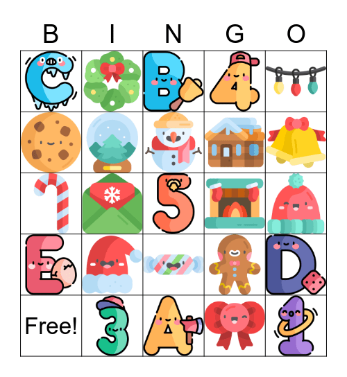 Christimas Bingo! Bingo Card