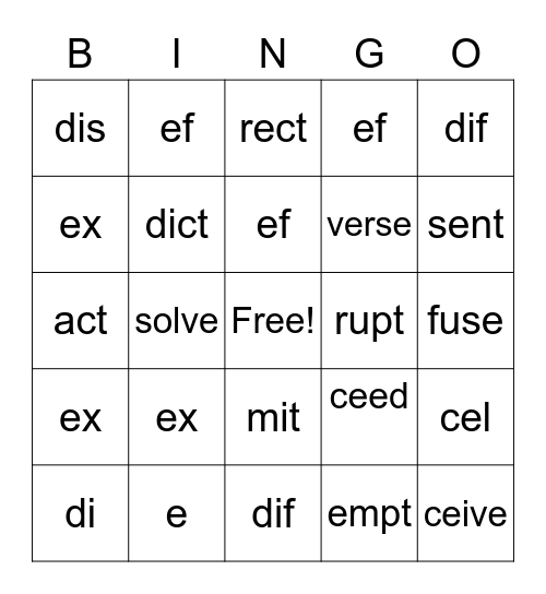 Barton 10.5 Bingo Card