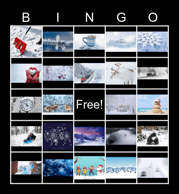 Winter Bingo Card