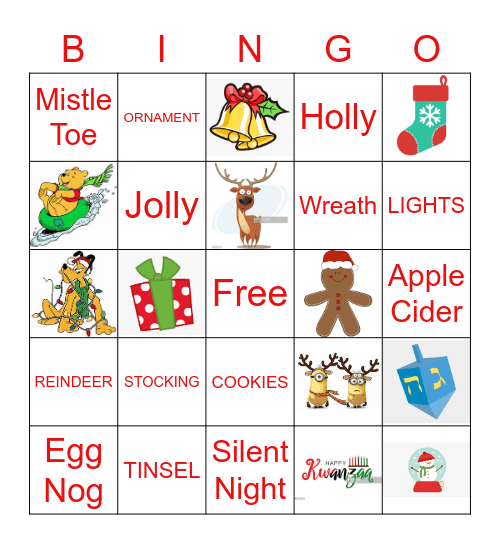 Transplant Bingo Card