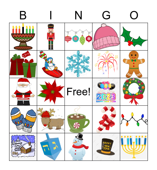 Holidays! Bingo Card