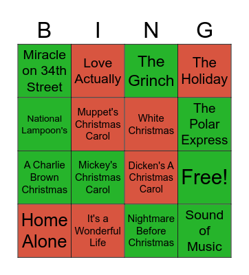 Westies Christmas bingo! Bingo Card