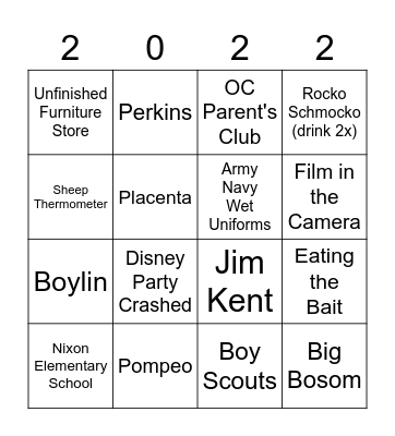 BPB Bingo Card