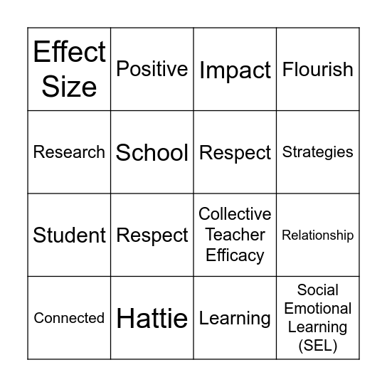 Connected Classrooms Bingo Card