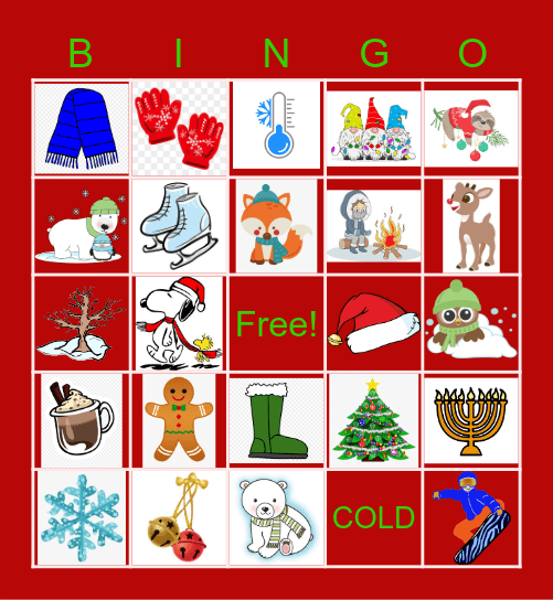 Winter Bingo! Bingo Card