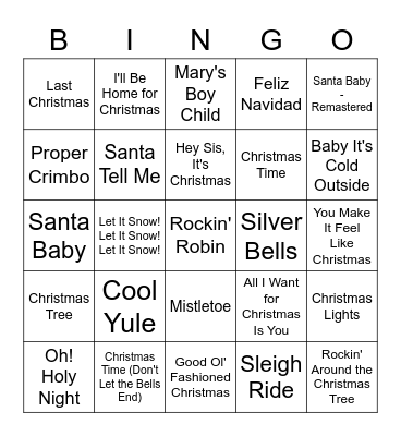 Mike's CRIMBO Bingo Card