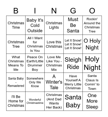 Mike's CRIMBO Bingo Card