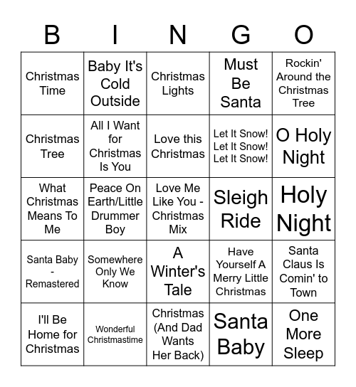 Mike's CRIMBO Bingo Card