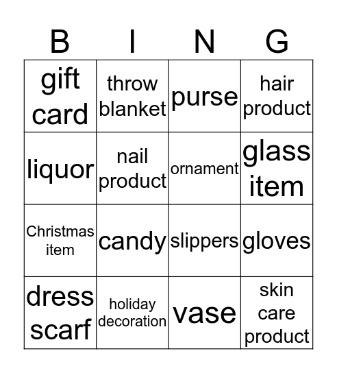 Polyanna  Bingo Card