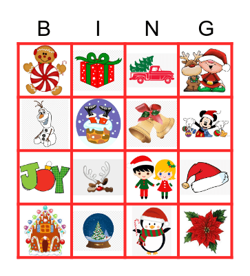 HSC Nursing Christmas Bingo Card