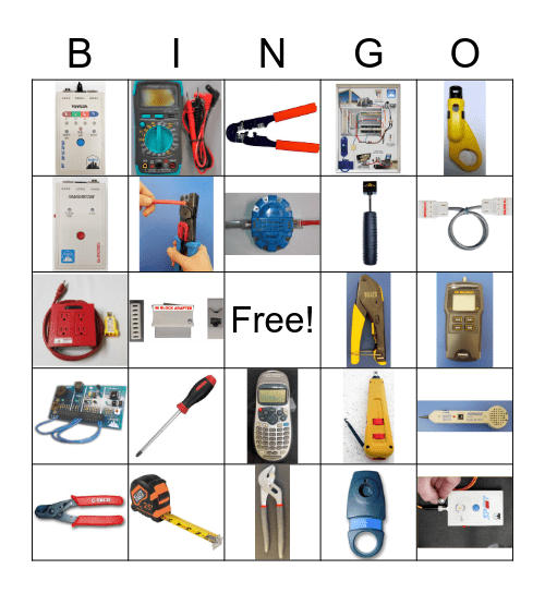 Tool Bingo Card