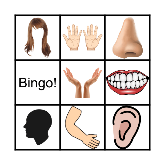 Bingo: O Corpo Bingo Card