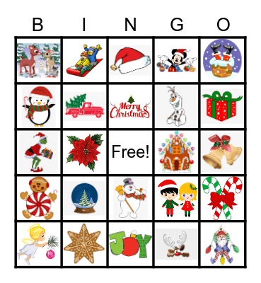 Merch Ops Christmas Bingo Card