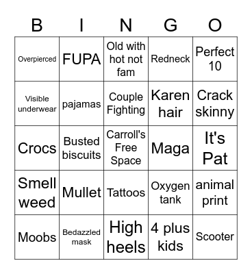 People Bingo 2022 Bingo Card