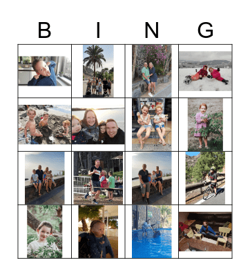Berghmans Kerst Bingo Card