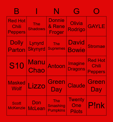 BoersieKerstBingo2022 Bingo Card