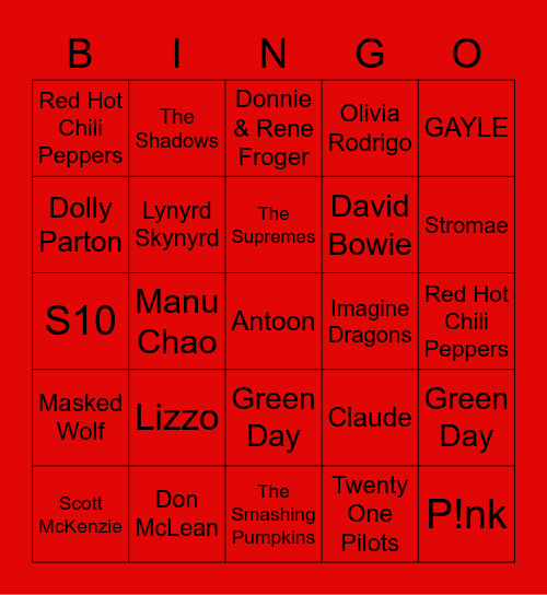 BoersieKerstBingo2022 Bingo Card