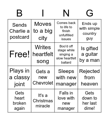 Christmas 2022 Bingo Card