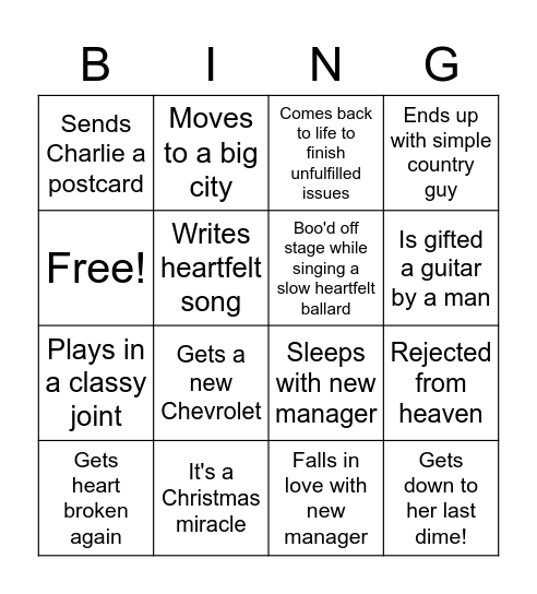 Christmas 2022 Bingo Card